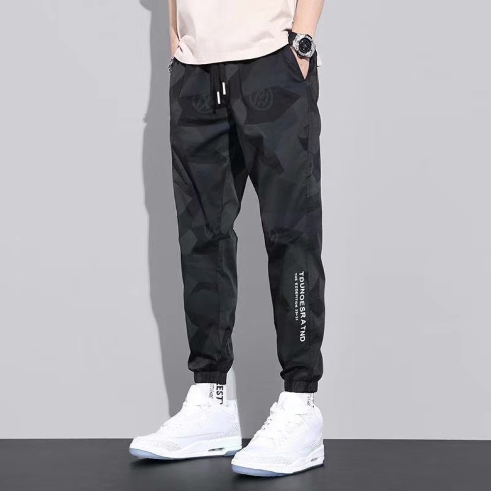Mens Camo Joggers Summer Thin  - Mens Fashion Camo Pants ulasan dan harga