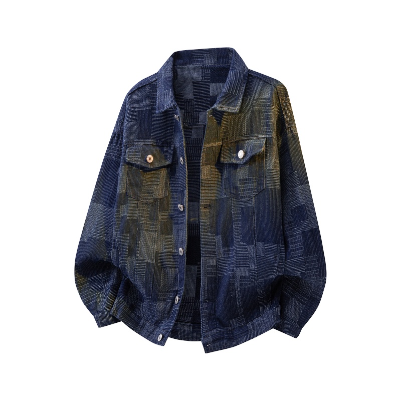2026 Spring Men Washed Denim J - Mens Fashion Denim Jacket ulasan dan harga