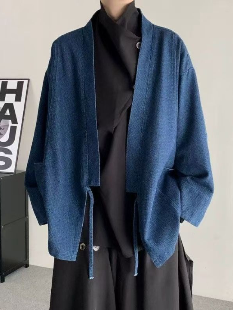 Vintage Japanese Style Denim C - Mens Fashion Denim Jacket ulasan dan harga
