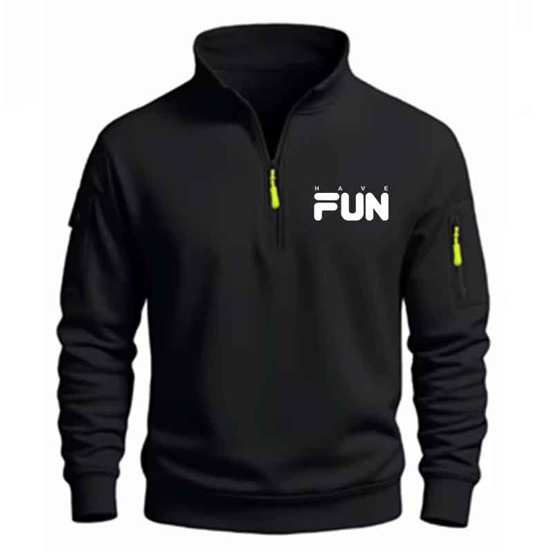 Male Quarter Zip Sweatshirt Fa - Mens Fashion Quarter Zip ulasan dan harga