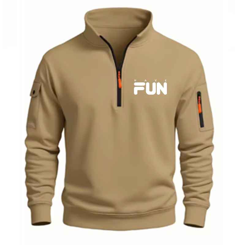 Male Quarter Zip Sweatshirt Fa - Mens Fashion Quarter Zip ulasan dan harga