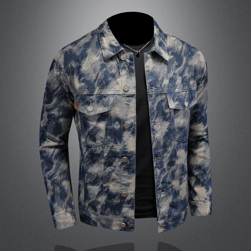 2025 Spring Vintage Denim Jack - Mens Fashion Denim Jacket ulasan dan harga