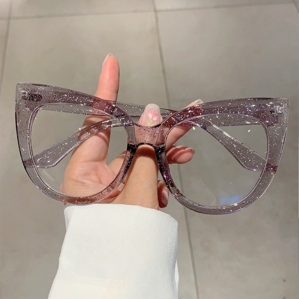 Cat Eye Anti Radiation Eyeglas - Men'S Fashion Aesthetics ulasan dan harga