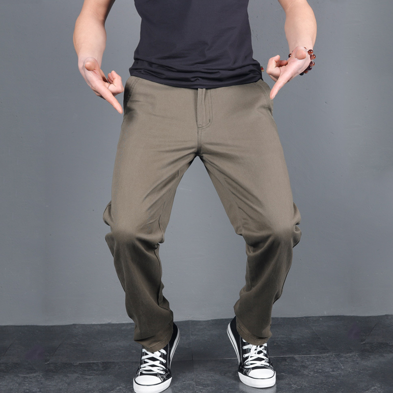 New Men's Spring Autumn Solid  - Chino Pants Men ulasan dan harga