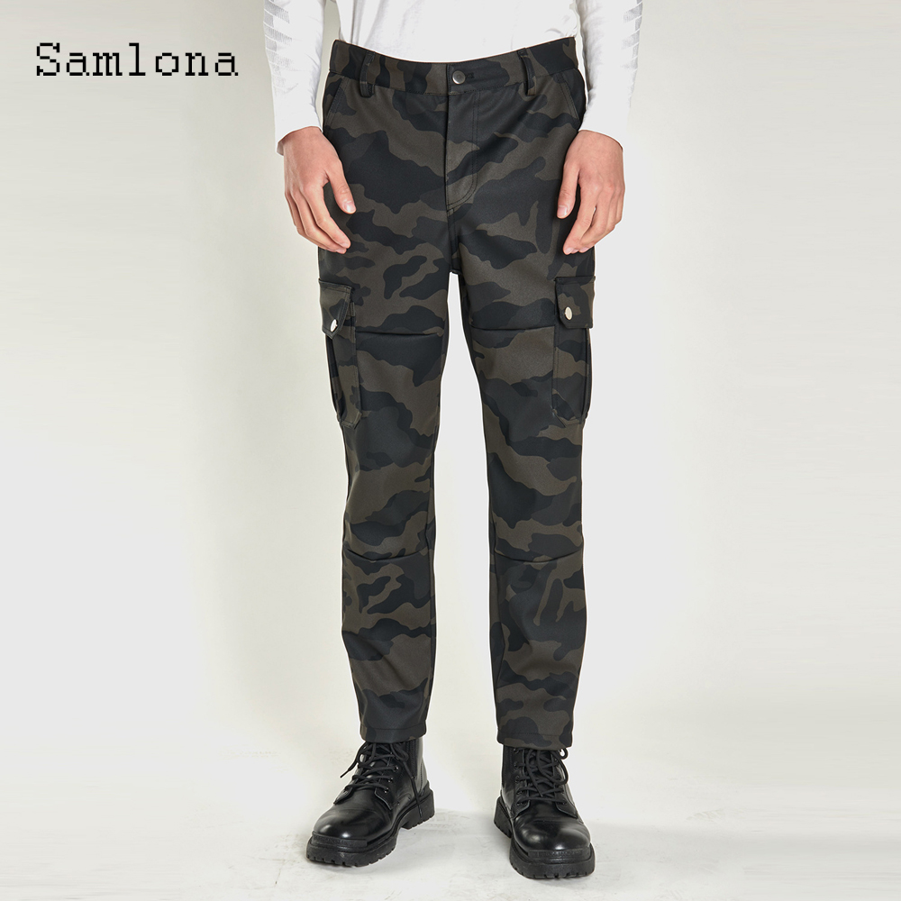 2025 Men's Stand Pocket Fashio - Mens Fashion Camo Pants ulasan dan harga