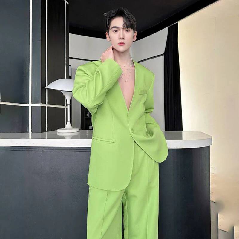 LUZHEN 2026 Spring New Solid C - Men'S Fashion Color ulasan dan harga