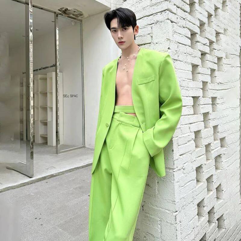 LUZHEN 2026 Spring New Solid C - Men'S Fashion Color ulasan dan harga