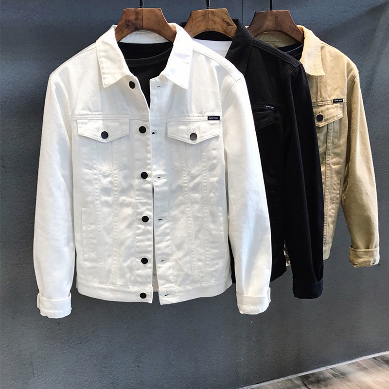 Spring Autumn Men's Denim Jack - Mens Fashion Denim Jacket ulasan dan harga