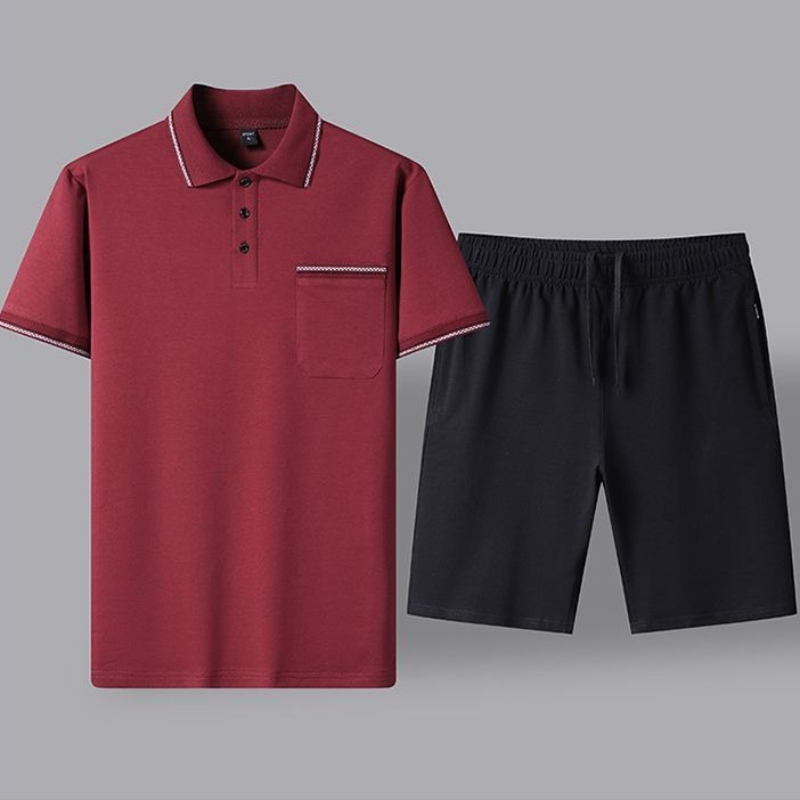 Fashionable Summer Men's Casua - Men'S Fashion Polo Shirt ulasan dan harga