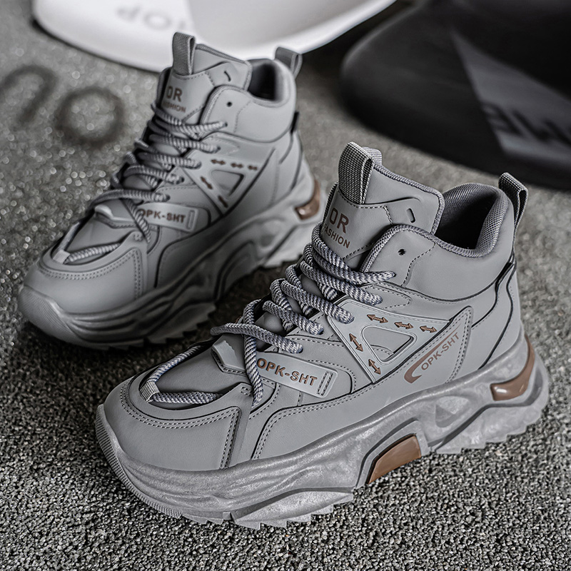 High Top Breathable Anti Slip  - Men'S Fashion Footwear ulasan dan harga