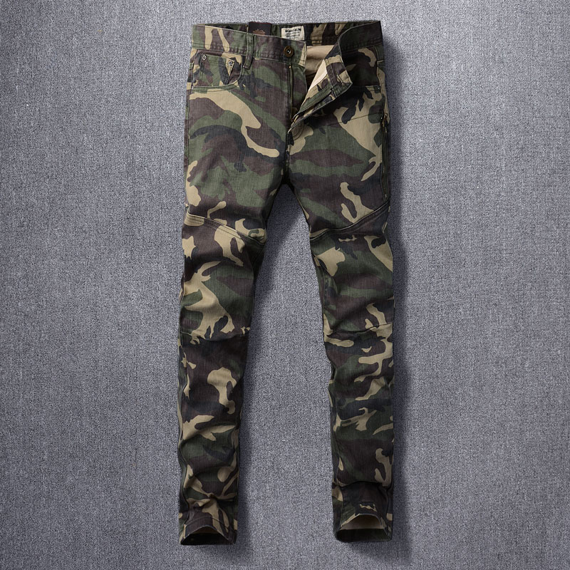 Designer Fashion Men Jeans Hig - Mens Fashion Camo Pants ulasan dan harga
