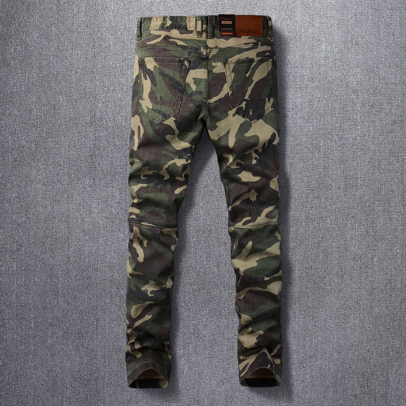 Designer Fashion Men Jeans Hig - Mens Fashion Camo Pants ulasan dan harga