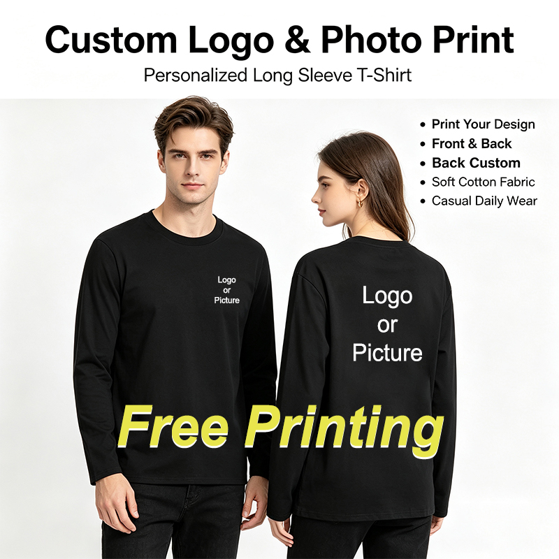 Customized Cotton Long Sleeve  - Men'S Fashion Looks ulasan dan harga
