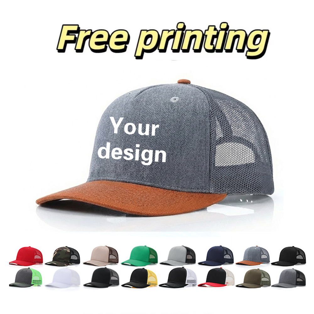 Custom Cap Print With Logo Per - Trucker Hat Cap ulasan dan harga