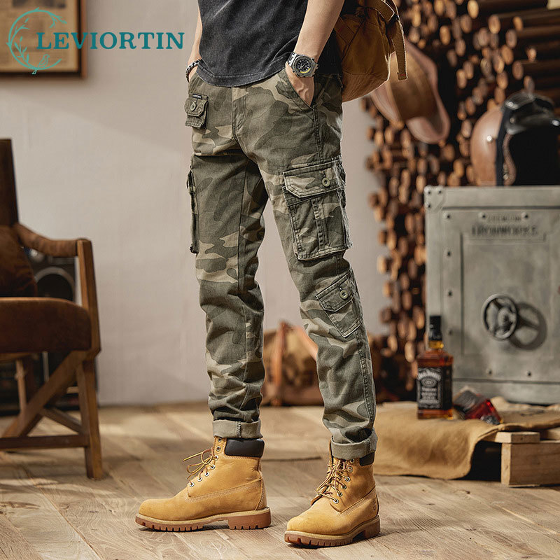 2025 Four Seasons Men's Fashio - Mens Fashion Camo Pants ulasan dan harga