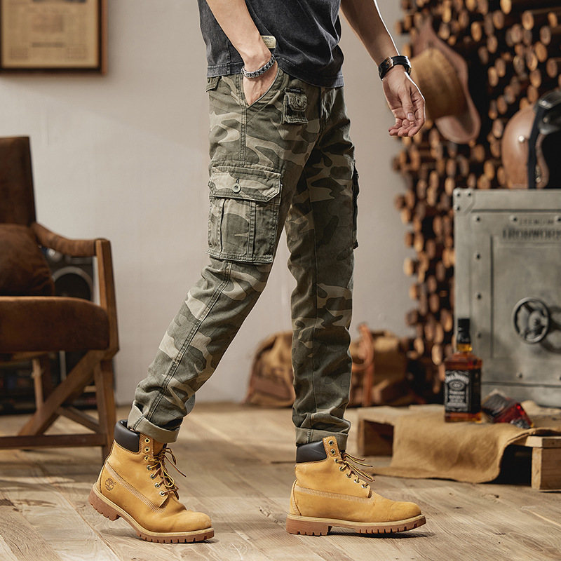 2025 Four Seasons Men's Fashio - Mens Fashion Camo Pants ulasan dan harga