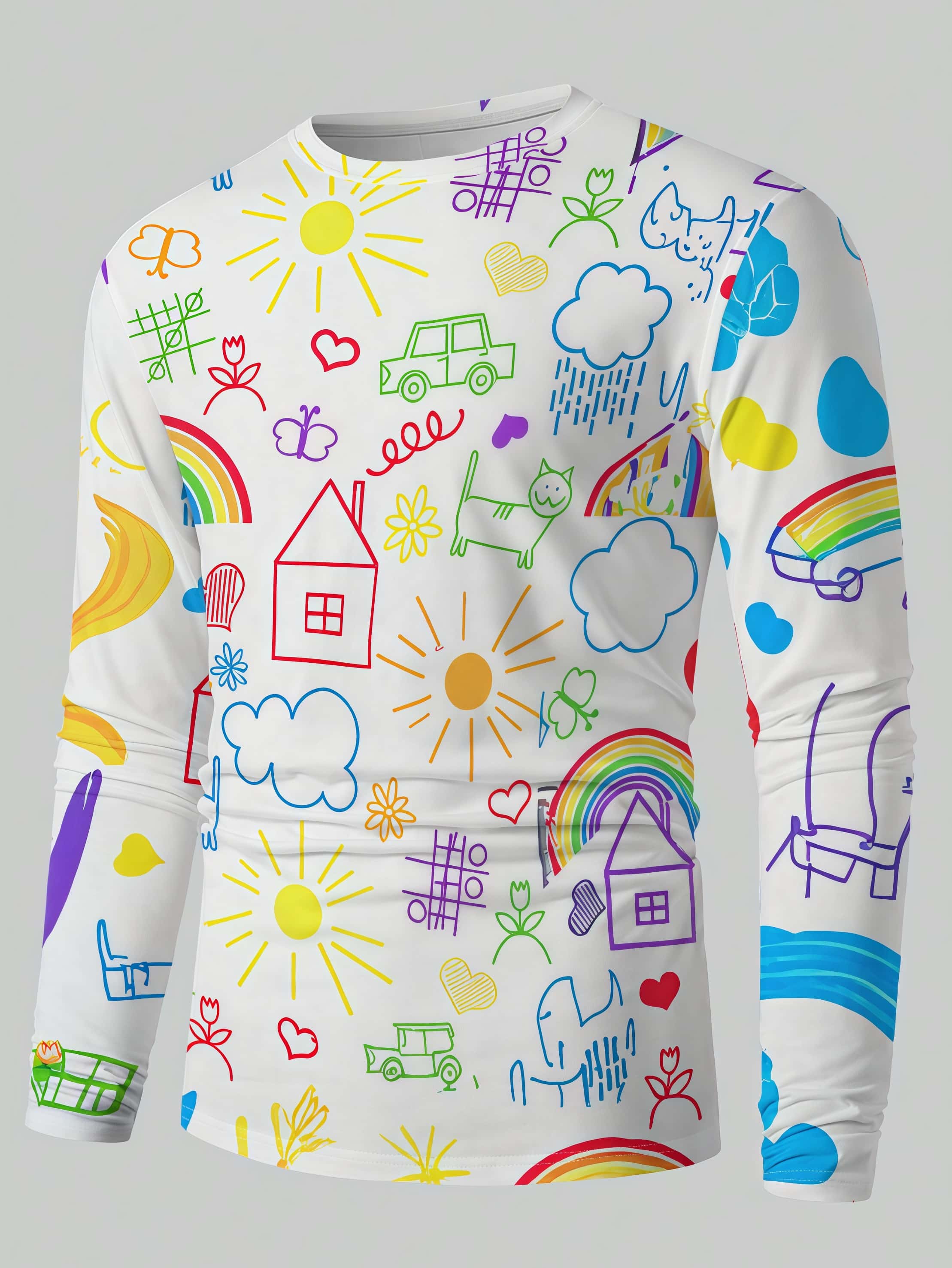 2026 New Dopamine Color Graffi - Men'S Fashion Trends ulasan dan harga